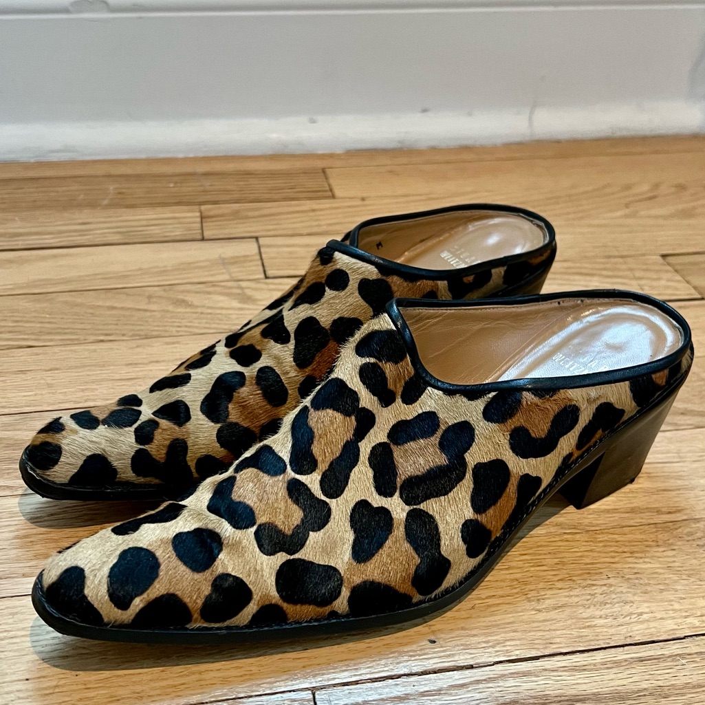 Cheetah Ponyhair Mules (Vintage)